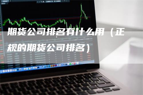 期货公司排名有什么用（正规的期货公司排名）