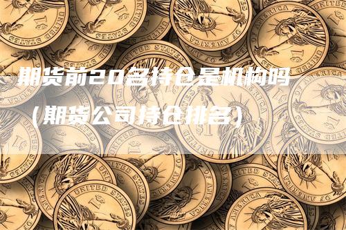 期货前20名持仓是机构吗（期货公司持仓排名）